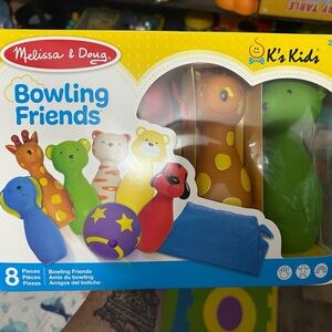 Melissa & Doug Bowling Friends - Bright Animal Set